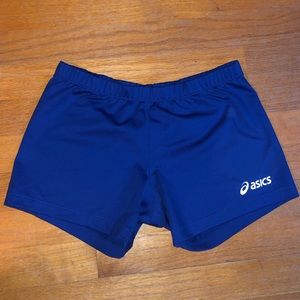 Blue ASICS volleyball spandex